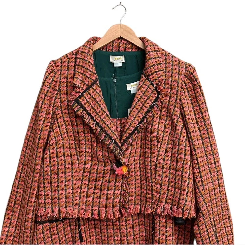 Anthropologie Maeve Tweed Dress 2 Piece Set - Picture 11 of 16